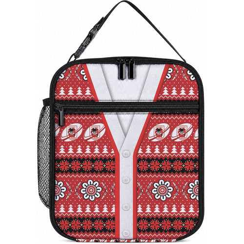 Dragons Rugby Christmas Lunch Bag Aboriginal Seamless Cardigan Inspired