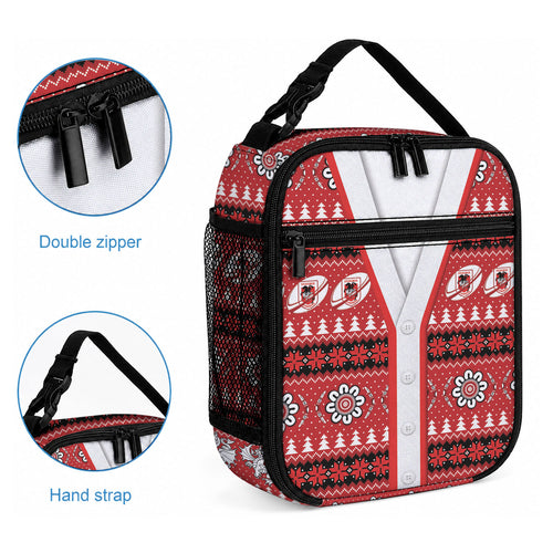Dragons Rugby Christmas Lunch Bag Aboriginal Seamless Cardigan Inspired