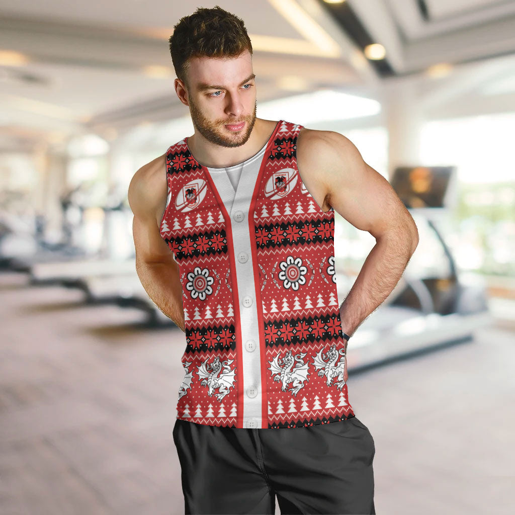 Dragons Rugby Christmas Men Tank Top Aboriginal Seamless Cardigan Inspired