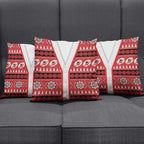 Dragons Rugby Christmas Pillow Cover Aboriginal Seamless Cardigan Inspired