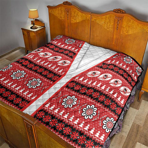 Dragons Rugby Christmas Quilt Aboriginal Seamless Cardigan Inspired