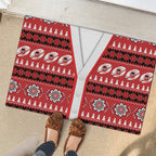 Dragons Rugby Christmas Rubber Doormat Aboriginal Seamless Cardigan Inspired