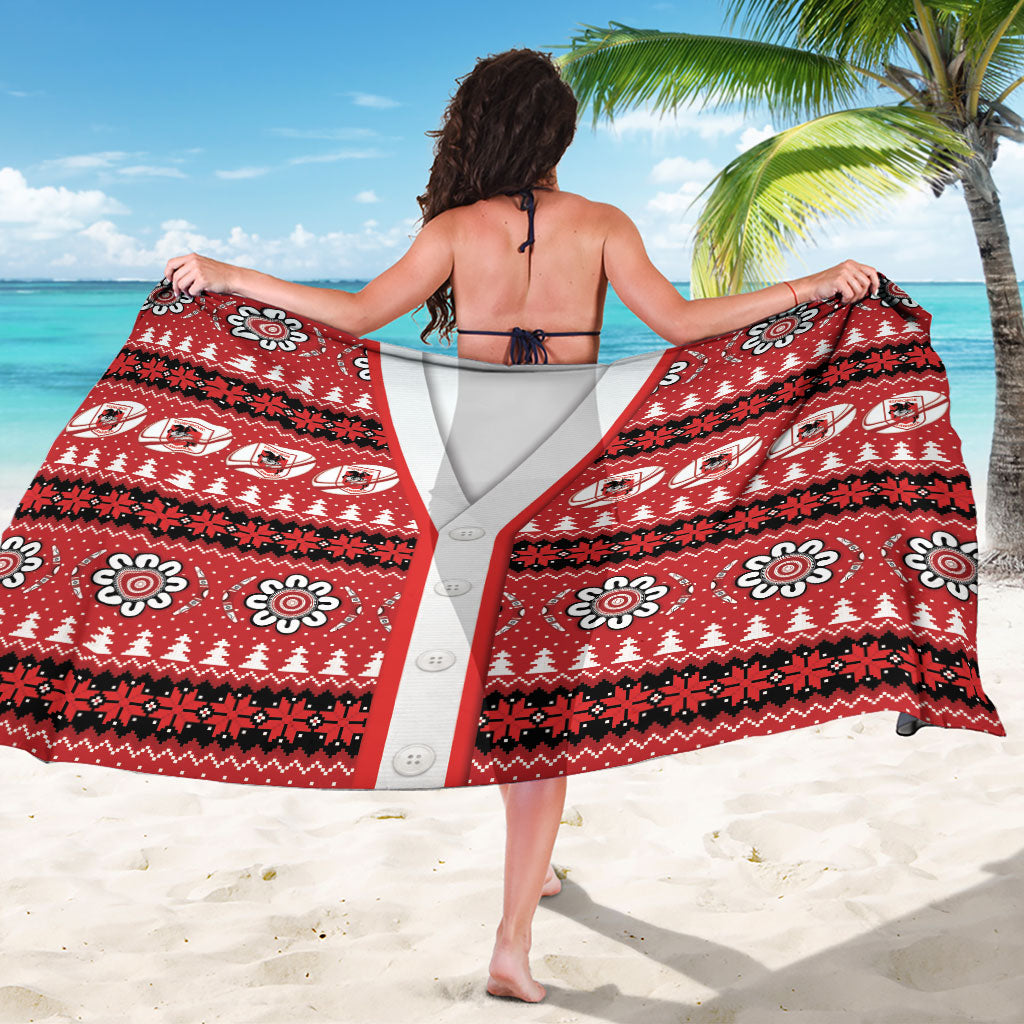 Dragons Rugby Christmas Sarong Aboriginal Seamless Cardigan Inspired