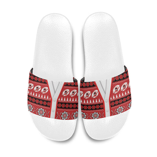 Dragons Rugby Christmas Slide Sandals Aboriginal Seamless Cardigan Inspired