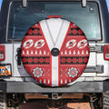 Dragons Rugby Christmas Spare Tire Cover Aboriginal Seamless Cardigan Inspired
