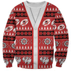 Dragons Rugby Christmas Sweatshirt Aboriginal Seamless Cardigan Inspired