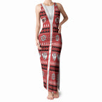 Dragons Rugby Christmas Tank Maxi Dress Aboriginal Seamless Cardigan Inspired