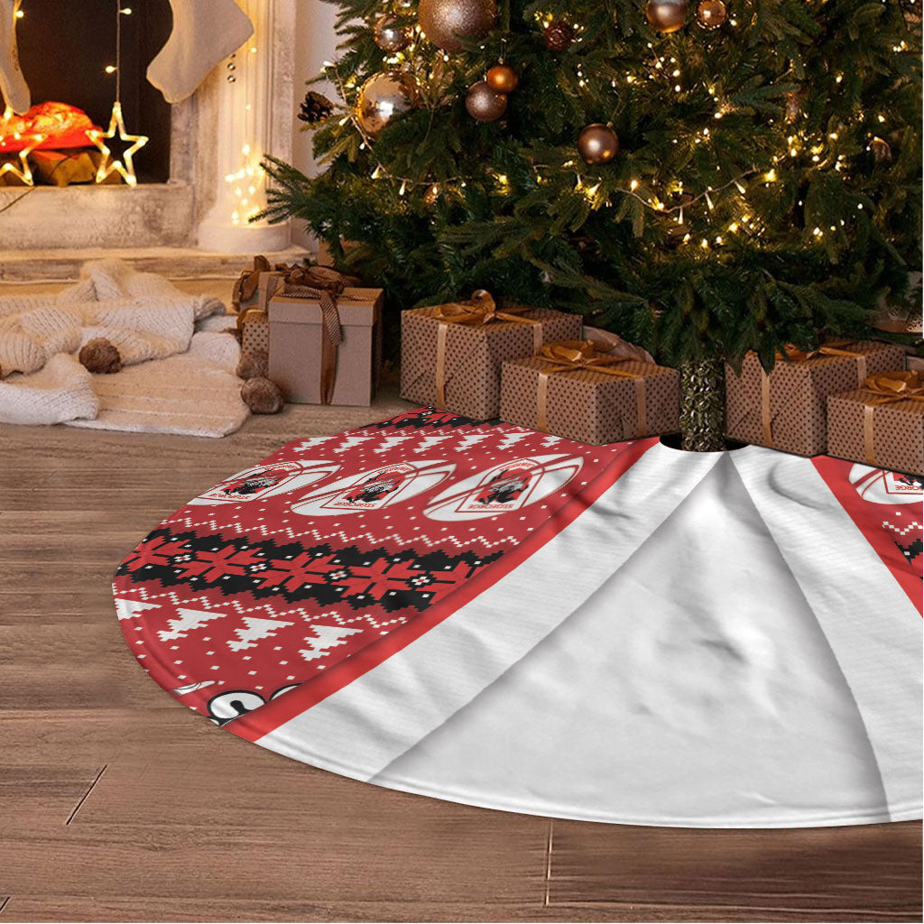 Dragons Rugby Christmas Tree Skirt Aboriginal Seamless Cardigan Inspired