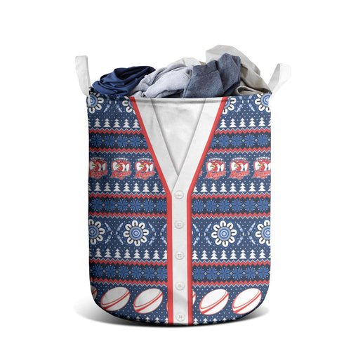 Roosters Rugby Christmas Laundry Basket Aboriginal Seamless Cardigan Inspired