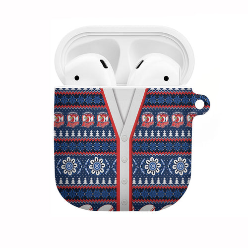 Roosters Rugby Christmas AirPods Case Aboriginal Seamless Cardigan Inspired