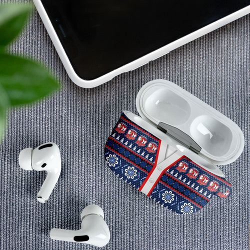 Roosters Rugby Christmas AirPods Case Aboriginal Seamless Cardigan Inspired