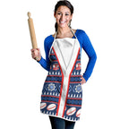 Roosters Rugby Christmas Apron Aboriginal Seamless Cardigan Inspired