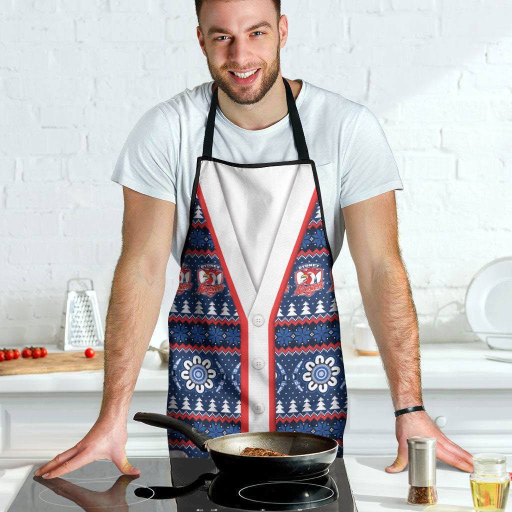 Roosters Rugby Christmas Apron Aboriginal Seamless Cardigan Inspired