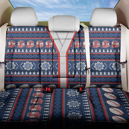 Roosters Rugby Christmas Back Car Seat Cover Aboriginal Seamless Cardigan Inspired