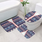 Roosters Rugby Christmas Bathroom Set Aboriginal Seamless Cardigan Inspired