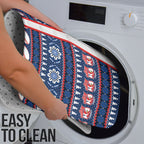 Roosters Rugby Christmas Bathroom Set Aboriginal Seamless Cardigan Inspired