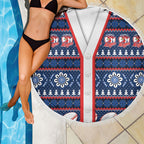 Roosters Rugby Christmas Beach Blanket Aboriginal Seamless Cardigan Inspired