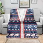 Roosters Rugby Christmas Blanket Aboriginal Seamless Cardigan Inspired