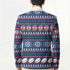Roosters Rugby Christmas Blazer Aboriginal Seamless Cardigan Inspired