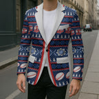 Roosters Rugby Christmas Blazer Aboriginal Seamless Cardigan Inspired