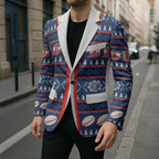 Roosters Rugby Christmas Blazer Aboriginal Seamless Cardigan Inspired