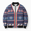 Roosters Rugby Christmas Bomber Puffer Jacket Aboriginal Seamless Cardigan Inspired