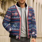 Roosters Rugby Christmas Bomber Puffer Jacket Aboriginal Seamless Cardigan Inspired