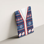Roosters Rugby Christmas Canvas Wall Art Aboriginal Seamless Cardigan Inspired