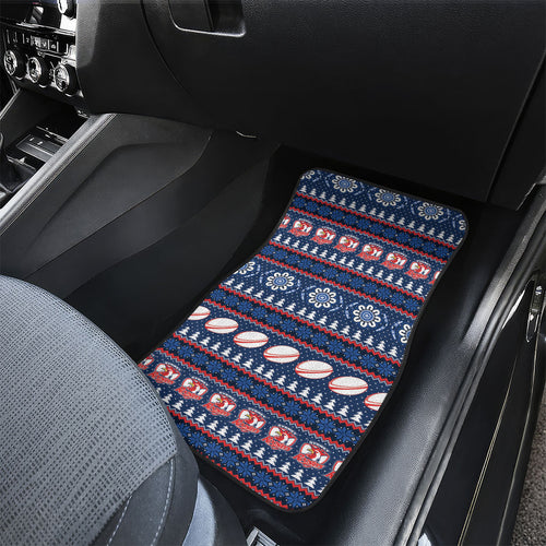 Roosters Rugby Christmas Car Mats Aboriginal Seamless Cardigan Inspired