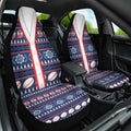 Roosters Rugby Christmas Car Seat Cover Aboriginal Seamless Cardigan Inspired
