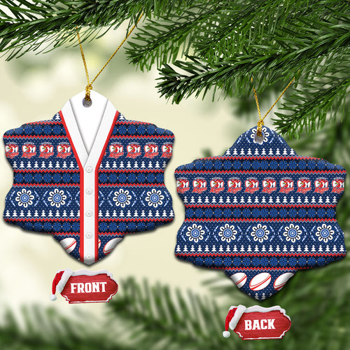 Roosters Rugby Christmas Ceramic Ornament Aboriginal Seamless Cardigan Inspired