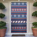 Roosters Rugby Christmas Door Cover Aboriginal Seamless Cardigan Inspired