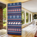 Roosters Rugby Christmas Door Cover Aboriginal Seamless Cardigan Inspired