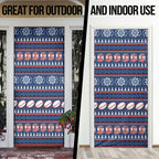 Roosters Rugby Christmas Door Cover Aboriginal Seamless Cardigan Inspired