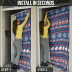 Roosters Rugby Christmas Door Cover Aboriginal Seamless Cardigan Inspired