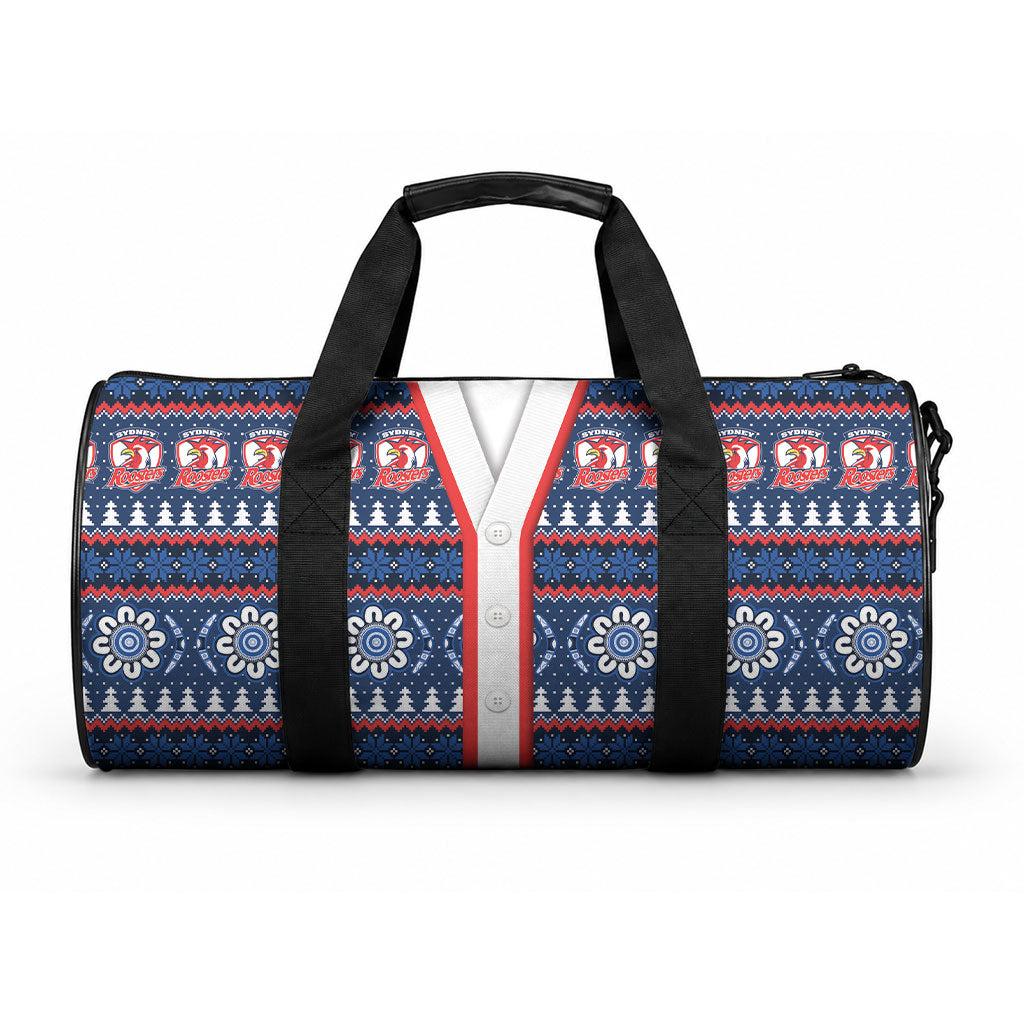 Roosters Rugby Christmas Duffle Bag Aboriginal Seamless Cardigan Inspired