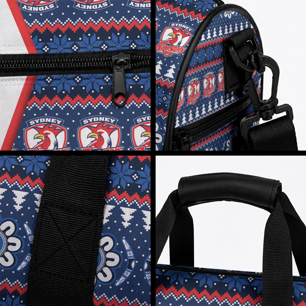 Roosters Rugby Christmas Duffle Bag Aboriginal Seamless Cardigan Inspired