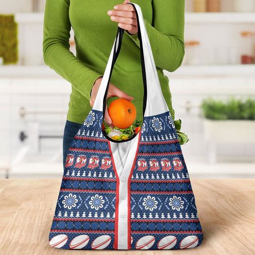 Roosters Rugby Christmas Grocery Bag Aboriginal Seamless Cardigan Inspired
