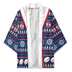 Roosters Rugby Christmas Kimono Aboriginal Seamless Cardigan Inspired