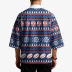 Roosters Rugby Christmas Kimono Aboriginal Seamless Cardigan Inspired