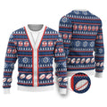 Roosters Rugby Christmas Ugly Christmas Sweater Aboriginal Seamless Cardigan Inspired