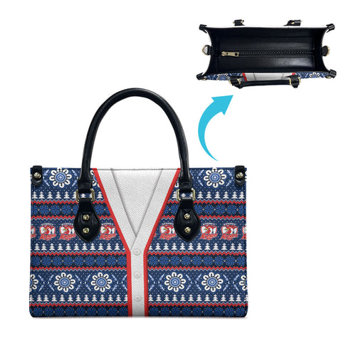 Roosters Rugby Christmas Leather Bag Aboriginal Seamless Cardigan Inspired