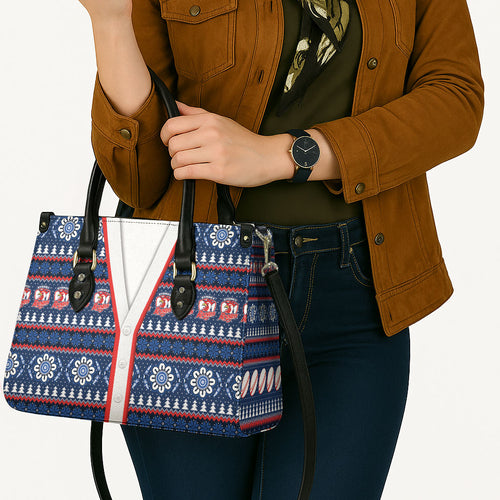 Roosters Rugby Christmas Leather Bag Aboriginal Seamless Cardigan Inspired