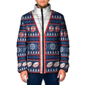 Roosters Rugby Christmas Padded Jacket Aboriginal Seamless Cardigan Inspired