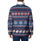 Roosters Rugby Christmas Padded Jacket Aboriginal Seamless Cardigan Inspired