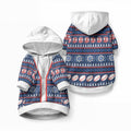 Roosters Rugby Christmas Pet Hoodie Aboriginal Seamless Cardigan Inspired