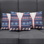 Roosters Rugby Christmas Pillow Cover Aboriginal Seamless Cardigan Inspired