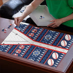 Roosters Rugby Christmas Puzzle Aboriginal Seamless Cardigan Inspired