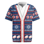 Roosters Rugby Christmas Rugby Jersey Aboriginal Seamless Cardigan Inspired