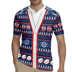 Roosters Rugby Christmas Rugby Jersey Aboriginal Seamless Cardigan Inspired